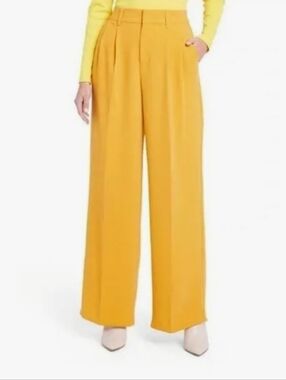 Sergio Hudson Yellow Trousers LARGE